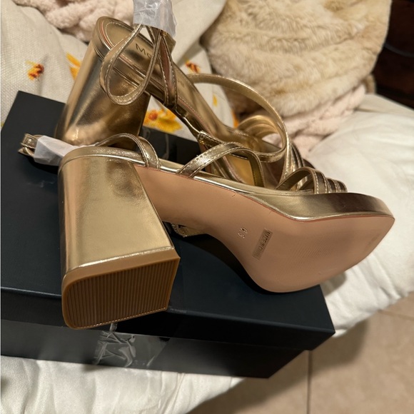 Modatope Platform High Heels Sandals for Women Ankle Strap Sandals Square - Picture 10 of 10